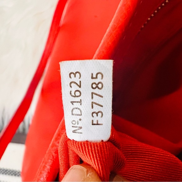 Coach #F37785 Vibrant Red Tote Bag - Picture 9 of 13